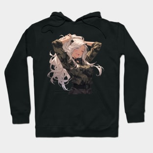 Anime Military Kawaii Girl Hoodie